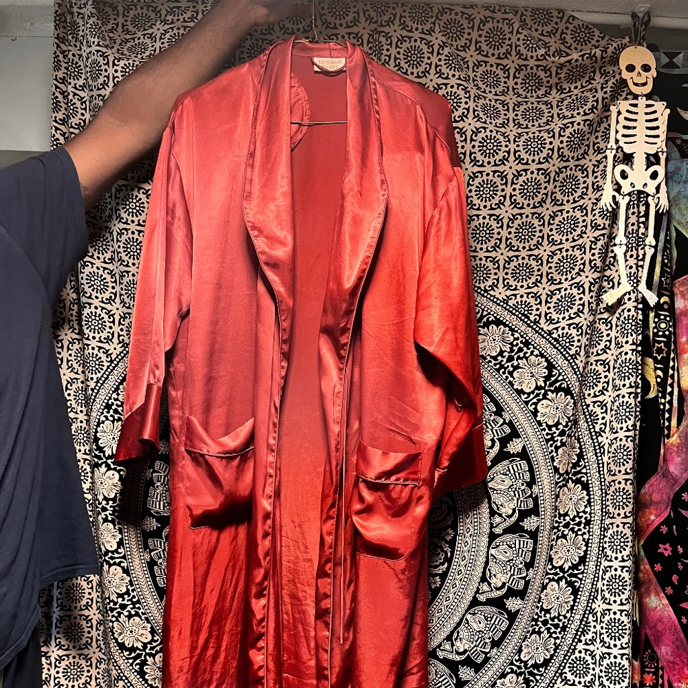 Vintage Victoria’s Secret gold label robe